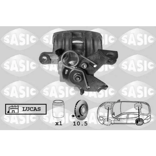 Brzdový strmeň SASIC 6506002