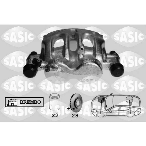 Brzdový strmeň SASIC 6506169