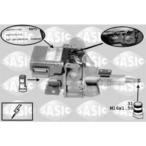 Stĺpik riadenia SASIC 7276002