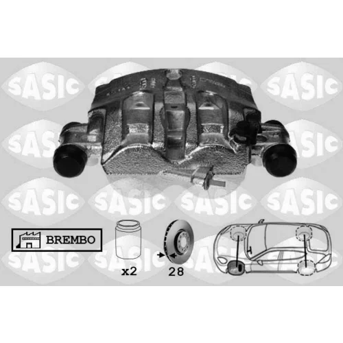 Brzdový strmeň SASIC 6506172