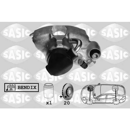 Brzdový strmeň SCA0057 /SASIC/