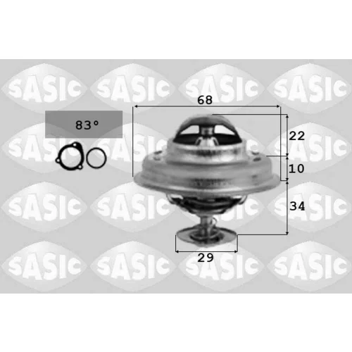 Termostat chladenia SASIC 3381251