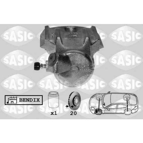 Brzdový strmeň SASIC SCA6068