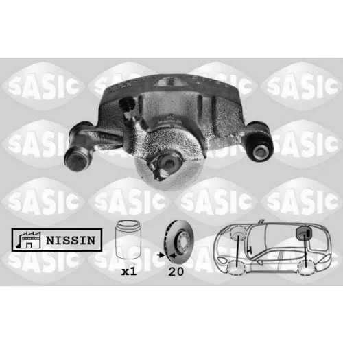Brzdový strmeň SASIC SCA6147