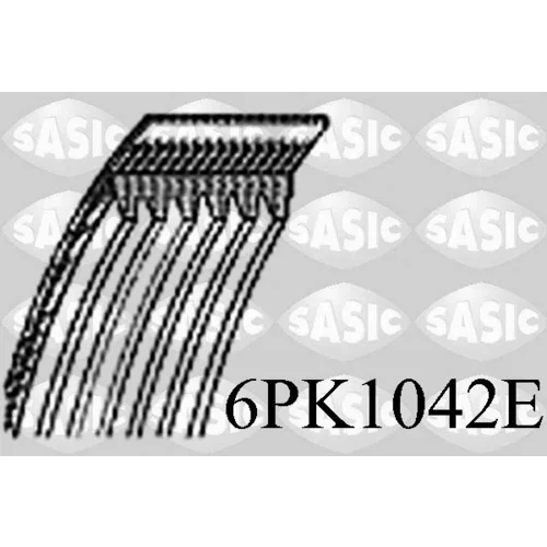 Ozubený klinový remeň SASIC 6PK1042E