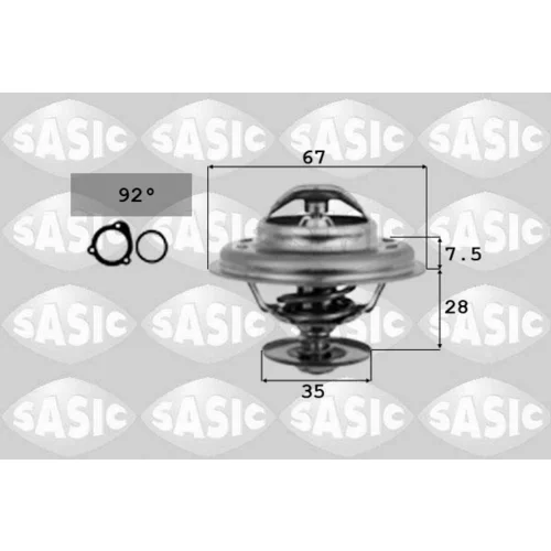 Termostat chladenia 9000016 /SASIC/