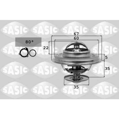 Termostat chladenia SASIC 9000337
