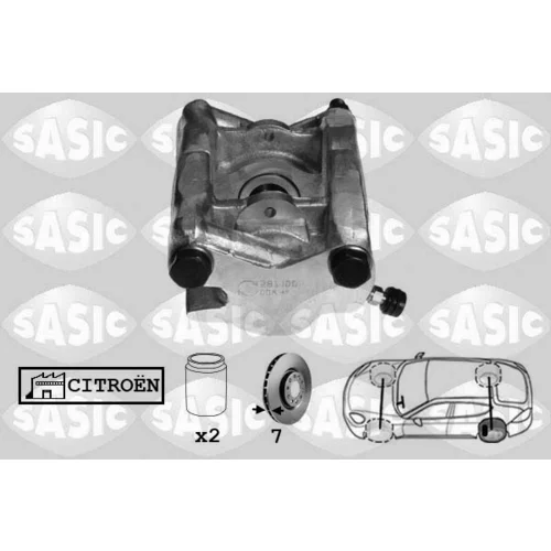 Brzdový strmeň SASIC SCA0014