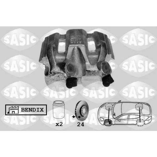 Brzdový strmeň SASIC SCA4026