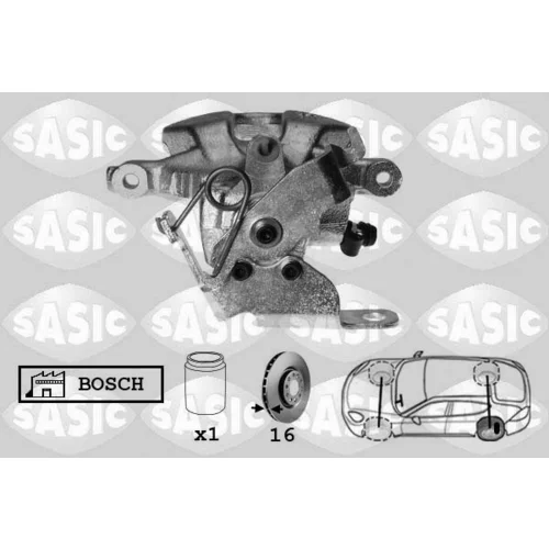 Brzdový strmeň SASIC 6506098