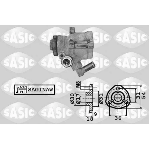 Hydraulické čerpadlo pre riadenie SASIC 7076008
