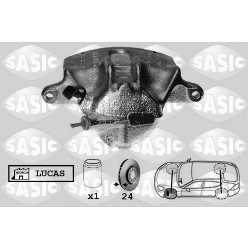 Brzdový strmeň SASIC SCA4042