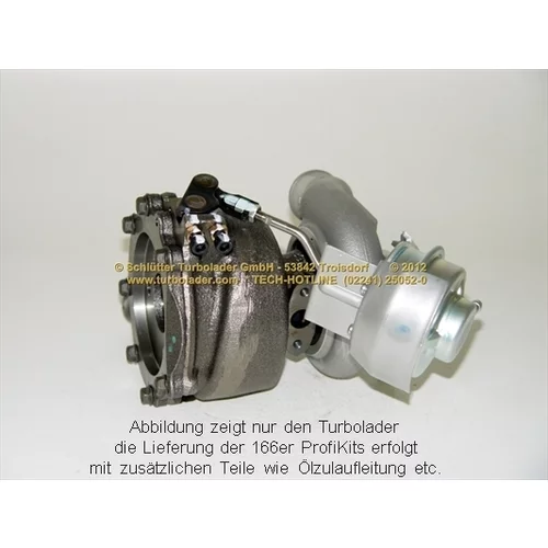 Plniace dúchadlo 166-00365 (SCHLÜTTER TURBOLADER) - obr. 2