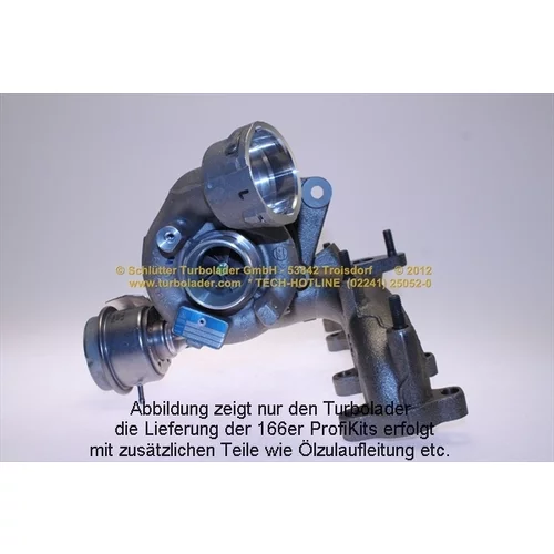 Plniace dúchadlo 166-04011 (SCHLÜTTER TURBOLADER) - obr. 2