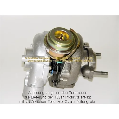 Plniace dúchadlo 166-03001 D (SCHLÜTTER TURBOLADER) - obr. 3