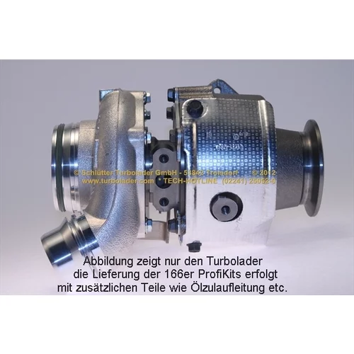 Plniace dúchadlo 166-05225 D (SCHLÜTTER TURBOLADER) - obr. 2