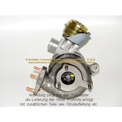 Plniace dúchadlo PRO-00050 (SCHLÜTTER TURBOLADER) - obr. 5
