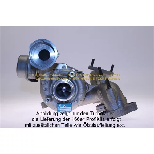 Plniace dúchadlo 166-00320 D (SCHLÜTTER TURBOLADER) - obr. 2