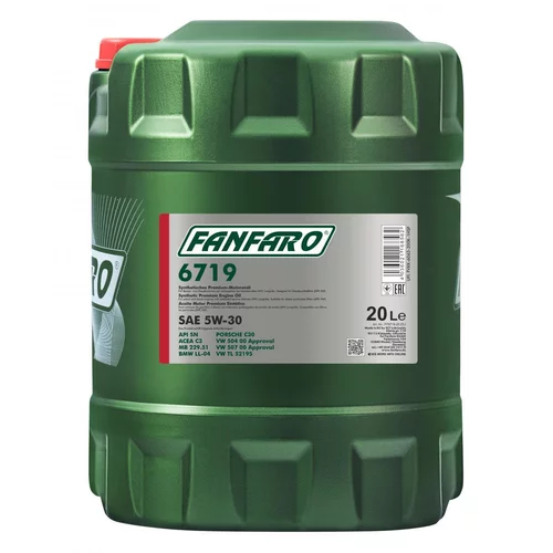 Motorový olej FANFARO 5W-30 VOLKSWAGEN C3 DPF 20L