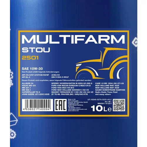 Motorový olej SCT - MANNOL MN2501-10 (SCT Mannol) - obr. 1