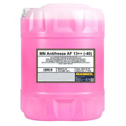 Nemrznúca kvapalina SCT - MANNOL MN4015-20 20L