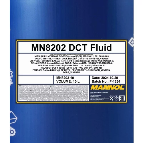 Olej do prevodovky SCT - MANNOL MN8202-10 (SCT Mannol) - obr. 1