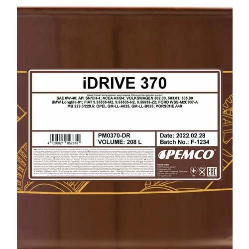 Motorový olej SCT - MANNOL PM0370-DR (SCT Mannol) - obr. 1