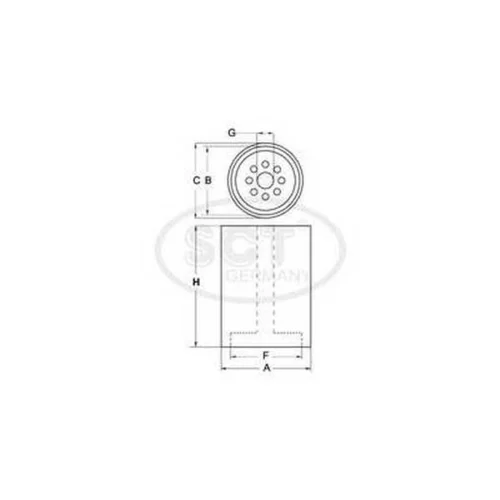 Palivový filter SCT - MANNOL ST 6059