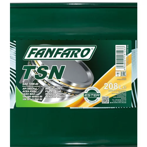 Motorový olej SCT - MANNOL FF6704-DR (SCT Mannol) - obr. 1