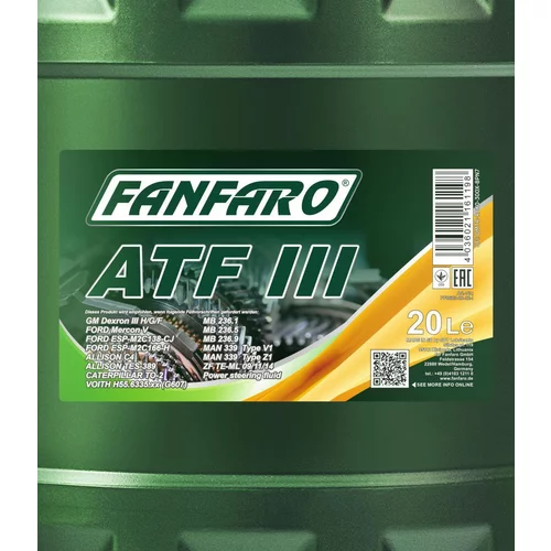 Olej do prevodovky SCT - MANNOL FF8603-20 (SCT Mannol) - obr. 1
