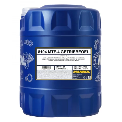Olej do prevodovky SCT - MANNOL MN8104-20