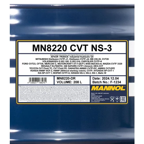 Olej do prevodovky SCT - MANNOL MN8220-DR (SCT Mannol) - obr. 1