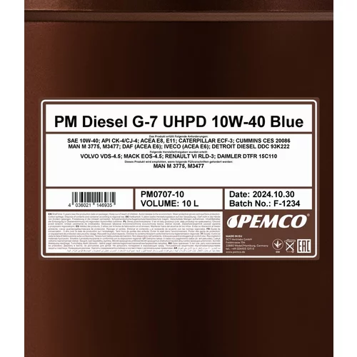 Motorový olej SCT - MANNOL PM0707-10 (SCT Mannol) - obr. 1