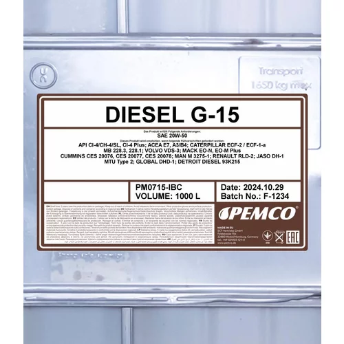 Motorový olej SCT - MANNOL PM0715-IBC (SCT Mannol) - obr. 1