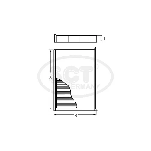 Filter vnútorného priestoru SCT - MANNOL SA 1117 (SCT Mannol) - obr. 2