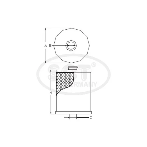 Palivový filter SCT - MANNOL SC 7015