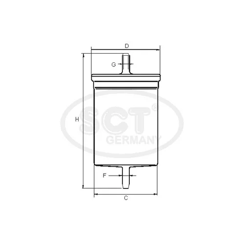 Palivový filter SCT - MANNOL ST 6103