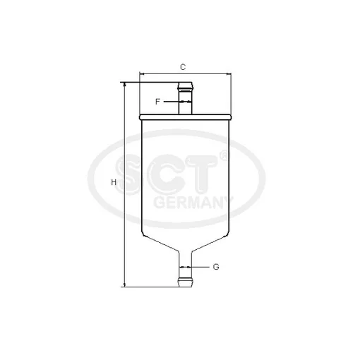 Palivový filter SCT - MANNOL ST 755