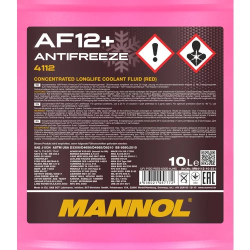 Nemrznúca kvapalina SCT - MANNOL MN4112-10 10L (SCT Mannol) - obr. 1