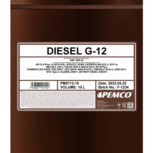 Motorový olej SCT - MANNOL PM0712-10 (SCT Mannol) - obr. 1
