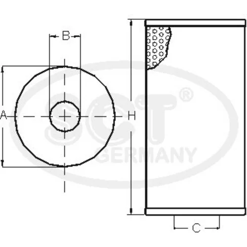 Olejový filter SCT - MANNOL SH 4706