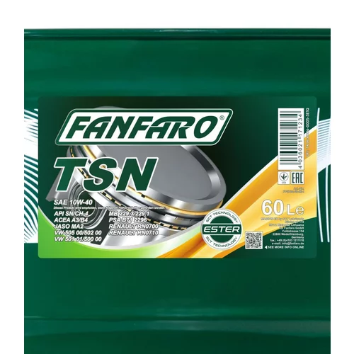 Motorový olej SCT - MANNOL FF6704-60 (SCT Mannol) - obr. 1