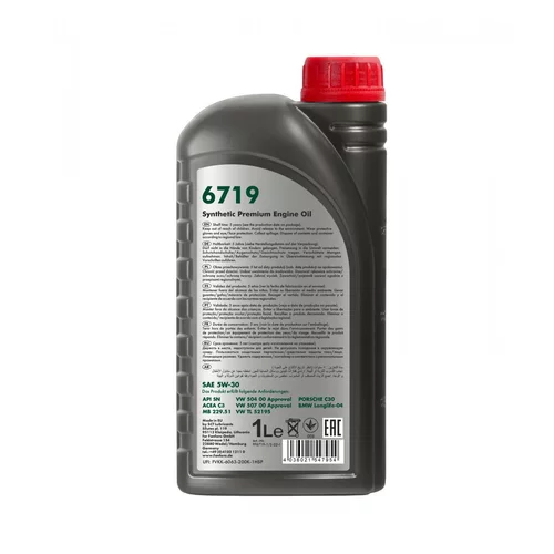 Motorový olej FANFARO 6719 VOLKSWAGEN 5W-30 1L (SCT Mannol) - obr. 1