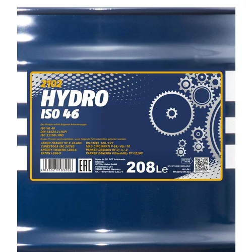 Hydraulický olej MN2102-DR (SCT Mannol) - obr. 1