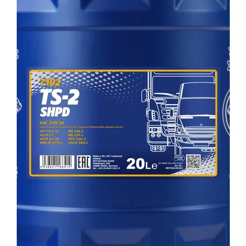 Motorový olej SCT - MANNOL MN7102-20 (SCT Mannol) - obr. 1
