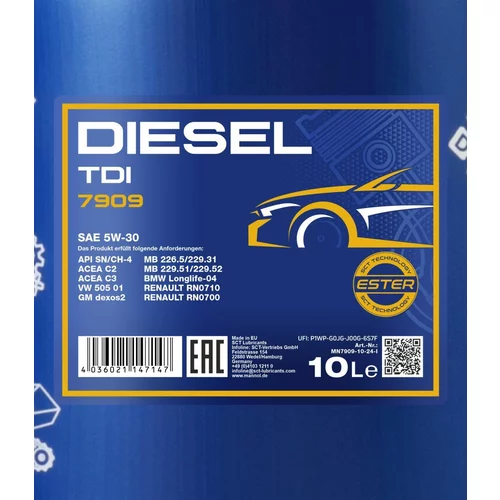 Motorový olej SCT - MANNOL MN7909-10 (SCT Mannol) - obr. 1