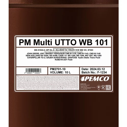 Motorový olej SCT - MANNOL PM2701-10 (SCT Mannol) - obr. 1