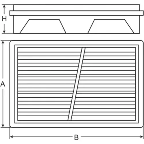 Vzduchový filter SCT - MANNOL SB 2395