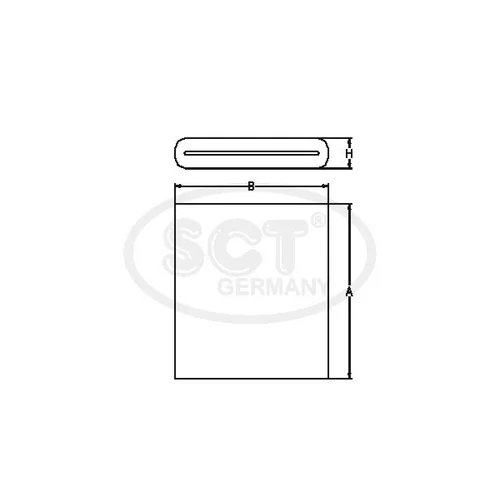 Vzduchový filter SCT - MANNOL SB 649