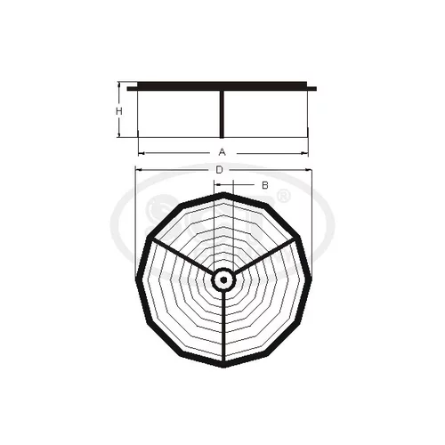 Vzduchový filter SCT - MANNOL SB 932